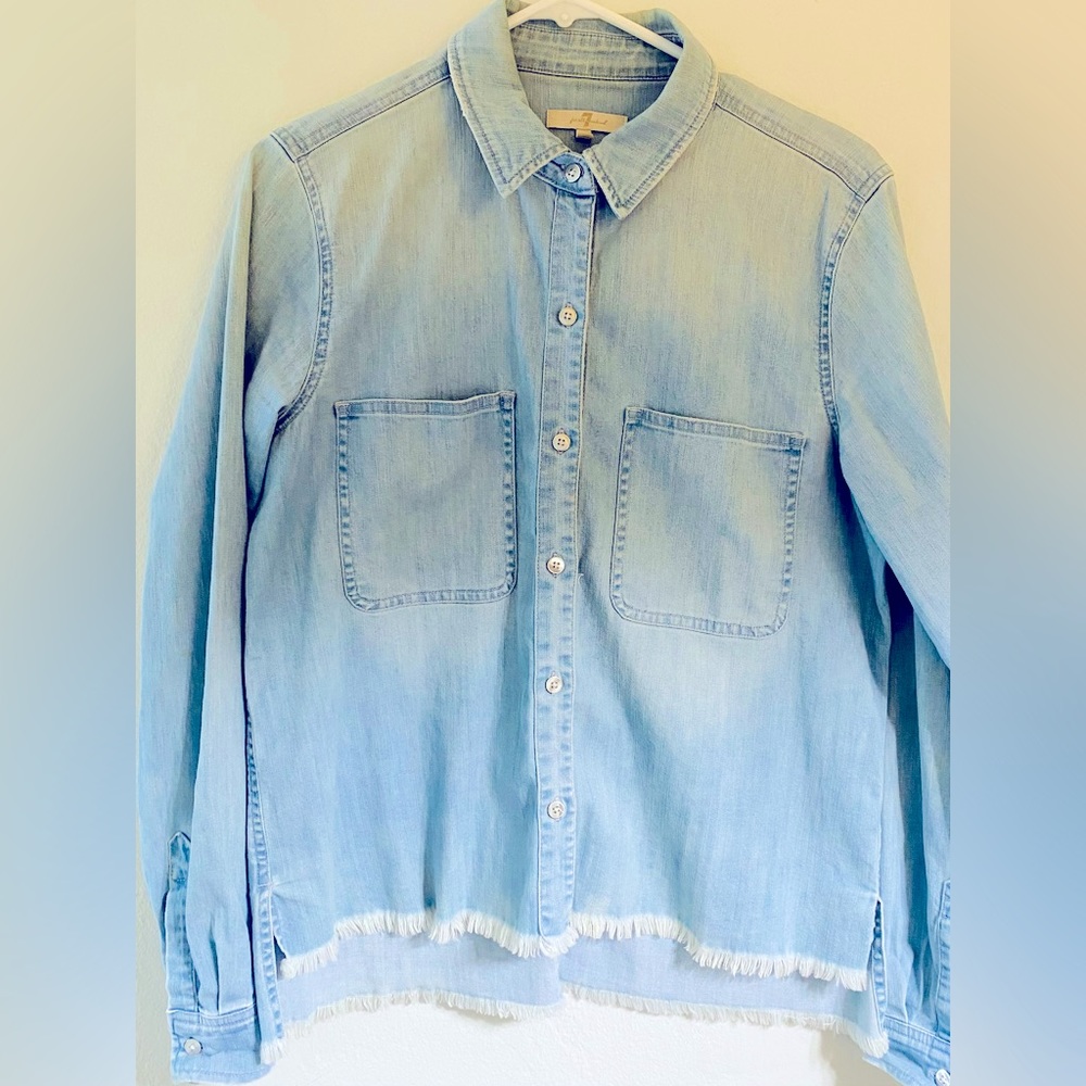 7 for all Mankind shirt size M